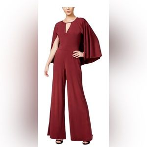 GUESS Micah Cape Wide Leg Jumpsuit